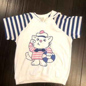Pattycakes vintage girls sailor shirt